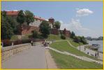 Approaching Wawel Royal Castle